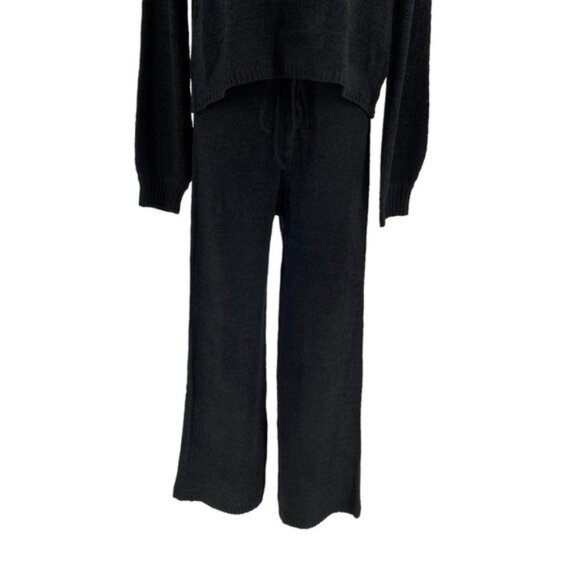 SNDYS NEW Majid Loungewear Black Two Piece Matching Set Sweater Trousers Size M - Picture 6 of 14